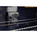 Kucht 2-Piece Appliance Package - 36-Inch Propane Gas Range with 5.2 Cu. Ft. Oven & Wall Mount Range Hood in Stainless Steel with Gold Accents