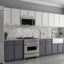 ZLINE 2-Piece Appliance Package - 30-Inch Rangetop and Over-the-Range Microwave with Modern Handle in Satin Stainless Steel (2KP-RTSOTR30)