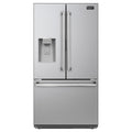 Kucht 36-Inch Standard Depth Freestanding French Door 28.9 Cu. Ft. Refrigerator with Ice and Water Dispenser in Stainless Steel (KR900X)