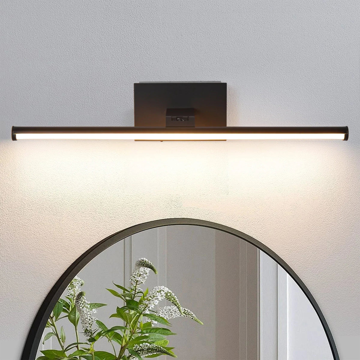 Parrot Uncle Battery-Powered LED Mirror Vanity Light with Remote Control