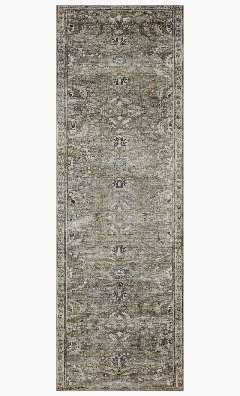 Loloi Layla Traditional in Antique and Moss 9' 6" x 14' Area Rug (LAY-13)