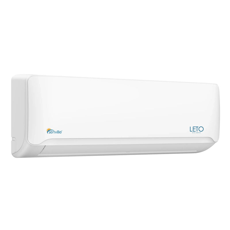 Senville LETO Series 24K BTU Mini Split with 18.7 SEER2, 230V Ductless Air Conditioner and Heat Pump Condenser with Wall Mount Air Handler (SENL-24CD)