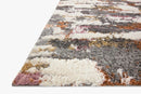 Loloi Levitt Shags in Grey 5' 3" x 7' 6" Area Rug (LEV-04)