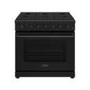 Thor Kitchen 36-Inch Propane Range in Black (LRG3601UBLP)
