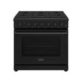Thor Kitchen 36-Inch Natural Gas Range with 6.0 Cu. Ft. Oven and 6 Cooktop Burners in Black (LRG3601UB)