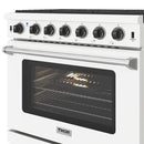 Thor Kitchen 36-Inch Propane Range in White (LRG3601UWLP)