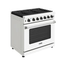 Thor Kitchen 36-Inch Propane Range in White (LRG3601UWLP)