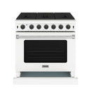 Thor Kitchen 36-Inch Propane Range in White (LRG3601UWLP)