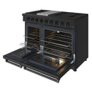 Thor Kitchen 48-Inch Natural Gas Range in Black (LRG4807UB)