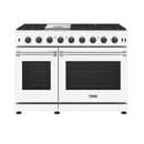 Thor Kitchen 3-Piece Appliance Package - 48-Inch Natural Gas Range, 36-Inch Refrigerator, & 24-Inch Dishwasher in White