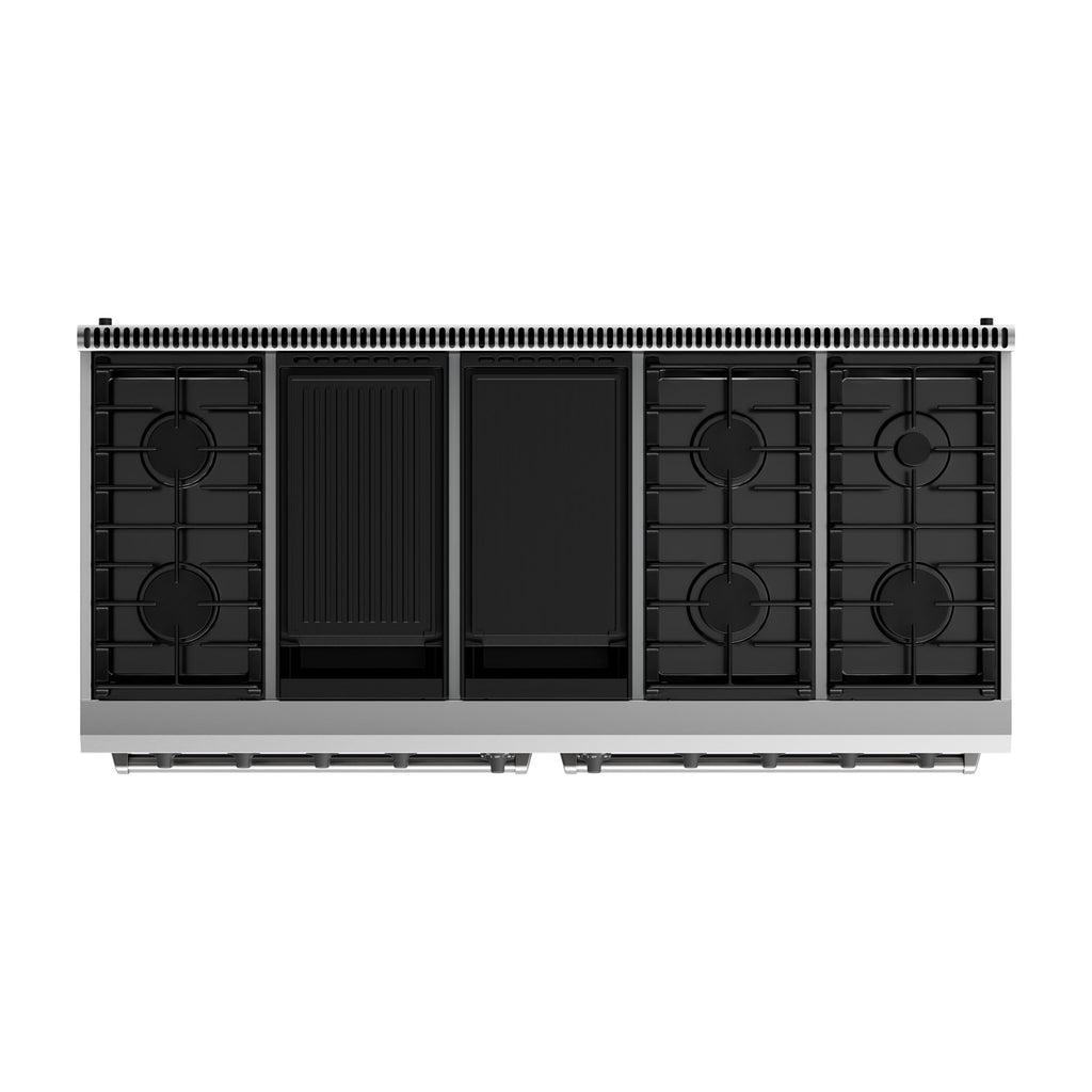 Compact Kitchen 60 Inch Thor Kitchen 60-Inch Professional Natural Gas Range (LRG60E)