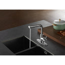 Kingston Brass Gourmetier Concord Single-Handle Pull-Out Kitchen Faucet with Pull-Out Sprayer, Polished Chrome (LS2711DL)