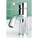 Kingston Brass Concord One-Handle Single-Hole Bathroom Faucet with Push Pop-Up Drain, Polished Chrome (LS8221DL)