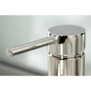 Kingston Brass Concord One-Handle Single-Hole Bathroom Faucet with Push Pop-Up Drain, Polished Nickel (LS822DLPN)