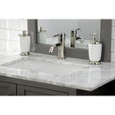 Kingston Brass Concord One-Handle Single-Hole Bathroom Faucet with Push Pop-Up Drain, Polished Nickel (LS822DLPN)