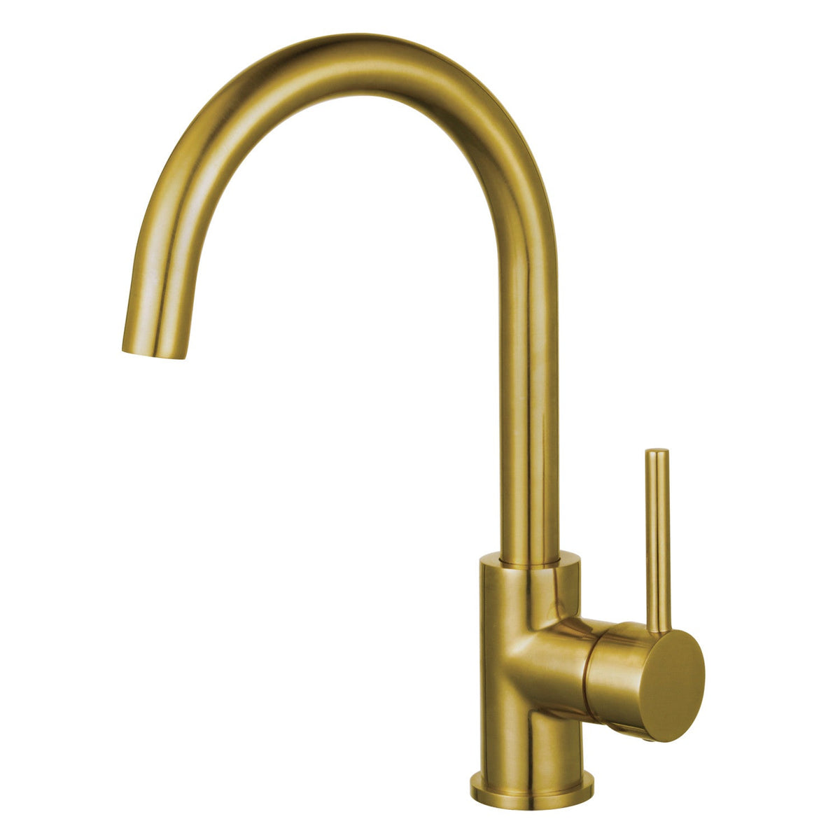 Fauceture Concord Single-Handle Vessel Sink Faucet in Brushed Brass