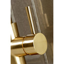 Kingston Brass Gourmetier Concord Single-Handle Pull-Down Kitchen Faucet, Brushed Brass (LS8723DL)