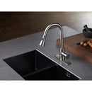 Kingston Brass Gourmetier Concord Single-Handle Pull-Down Kitchen Faucet, Brushed Nickel (LS8728DL)