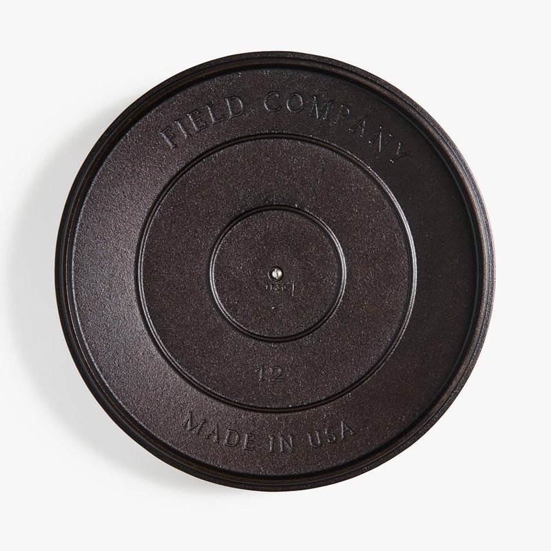 Field Company No.12, 13 ⅜-Inches Cast Iron Skillet Lid