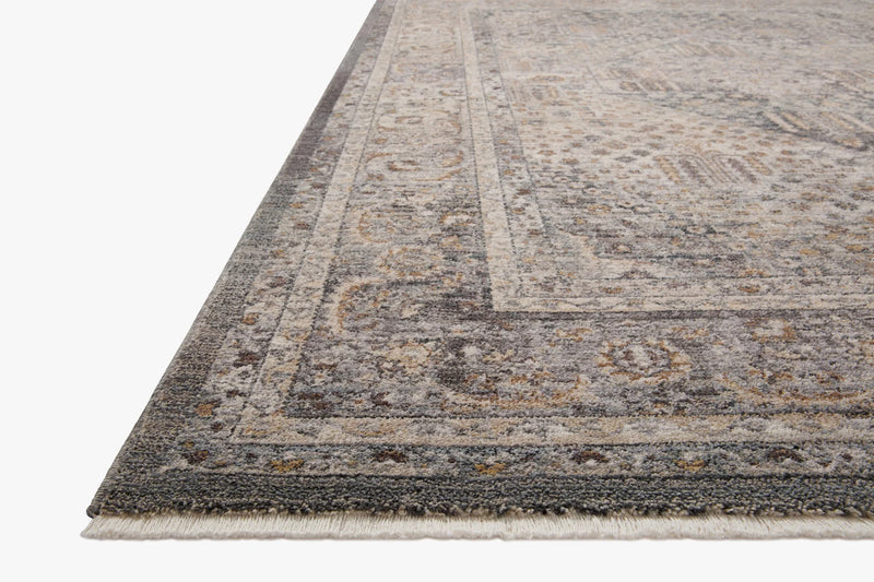 Loloi Area Rug 5' 3" x 7' 9" in Denim and Pebble (LYR-02)