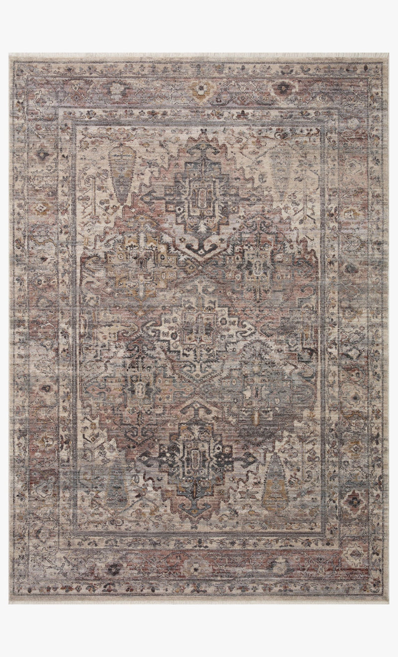 Loloi Area Rug 7'10" x 10' in Sunset and Silver (LYR-05)