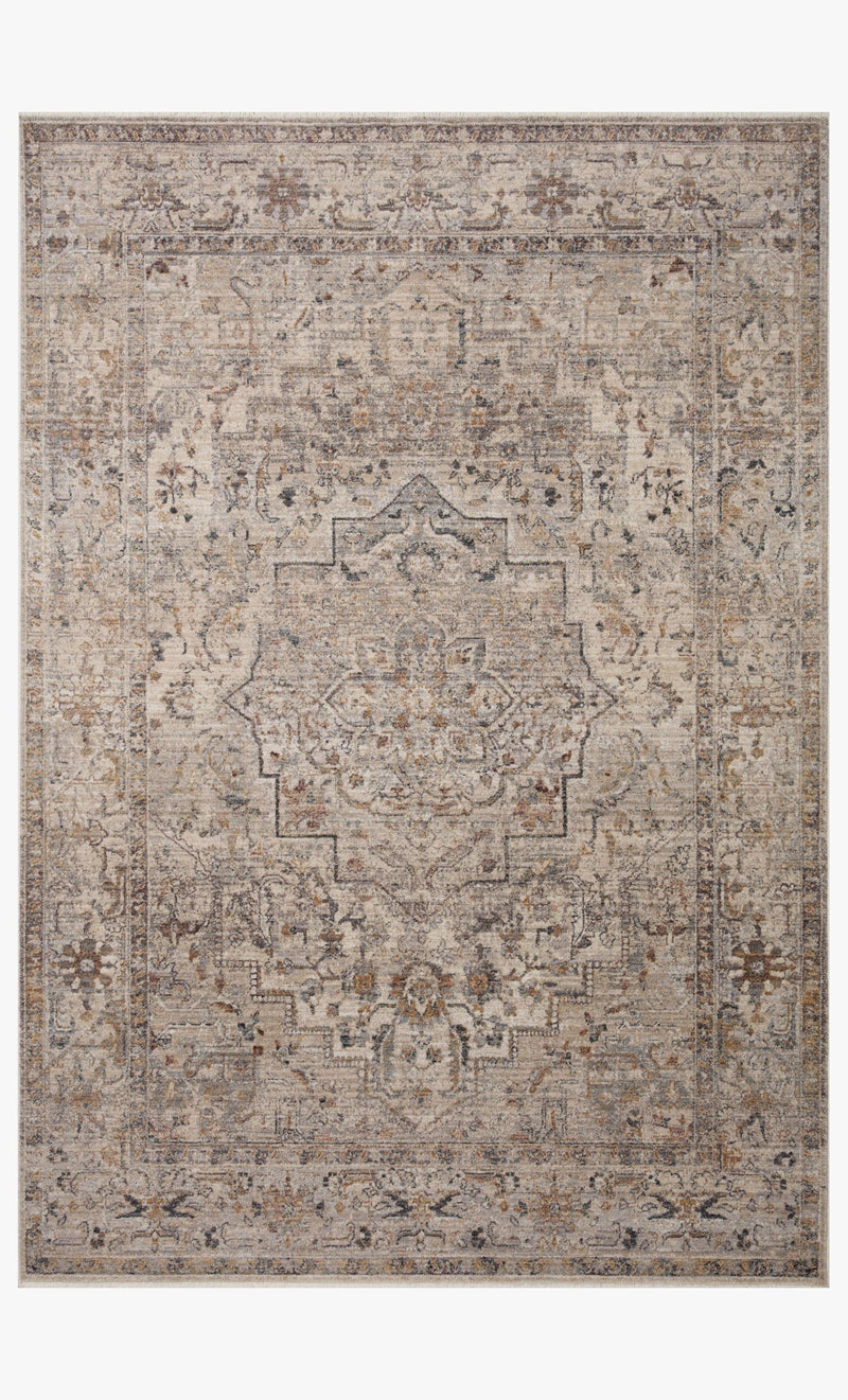 Loloi Runner Rug 2' 7" x 12' in Natural and Gold (LYR-06)