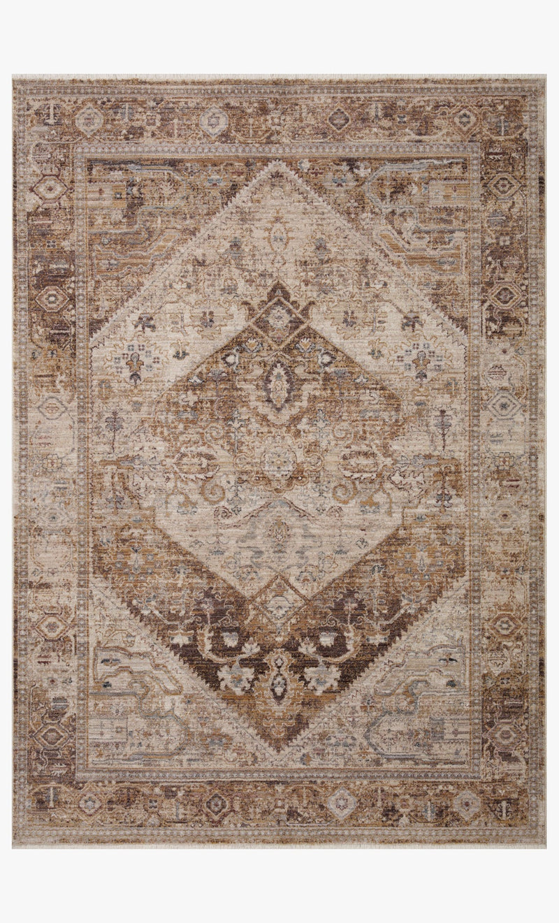 Loloi Runner Rug 2' 7" x 12' in Natural and Mocha (LYR-07)