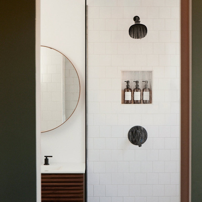 Canopy Filtered Tool-Free Showerhead with Felt Diffuser