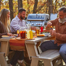 Monument Mesa Propane Gas Grill in Stainless Steel with 4 Burners (M415BZ)