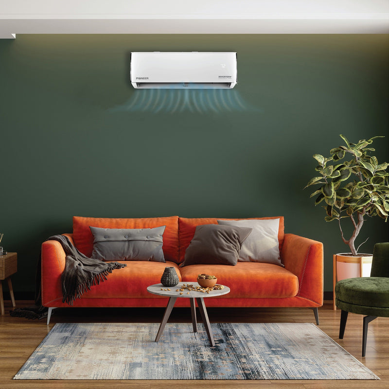 Pioneer Diamante Pro Mini Split - 24,000 BTU Ductless Wall Mount Air Conditioner Inventer+ and Heat Pump - 19 SEER2, 230-Volt (WYT024GLFI19RL)