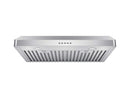 Victory Luna 30-Inch 600 CFM Under Cabinet Range Hood in Stainless Steel with Touch Display Control (Luna-30)
