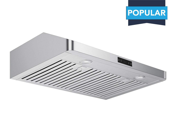 Victory Luna 36-Inch 600 CFM Under Cabinet Range Hood in Stainless Steel with Touch Button (Luna-36)