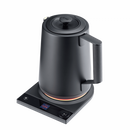 SAKI Luna Pro Variable-Temperature Electric Kettle 1.75 L, 6 Presets & 0-120 min Keep-Warm, Plastic-Free 304 Stainless, Altitude-Calibrated LCD, 1500 W Fast-Boil Auto Shut-Off