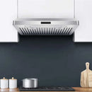Victory Luna 30-Inch 600 CFM Under Cabinet Range Hood in Stainless Steel with Push Button Control (Luna-M-30)