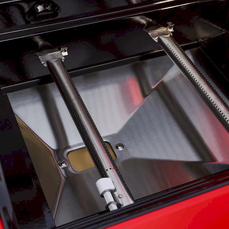 Monument Mesa Propane Gas Grill in Red Powder Coated with 2 Burners (M200R)