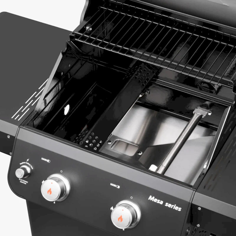 Monument Mesa Propane Gas Grill in Black Powder Coated with 2 Burners (M220)