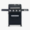 Monument Mesa 4 Burner Black Powder Coated (M425)