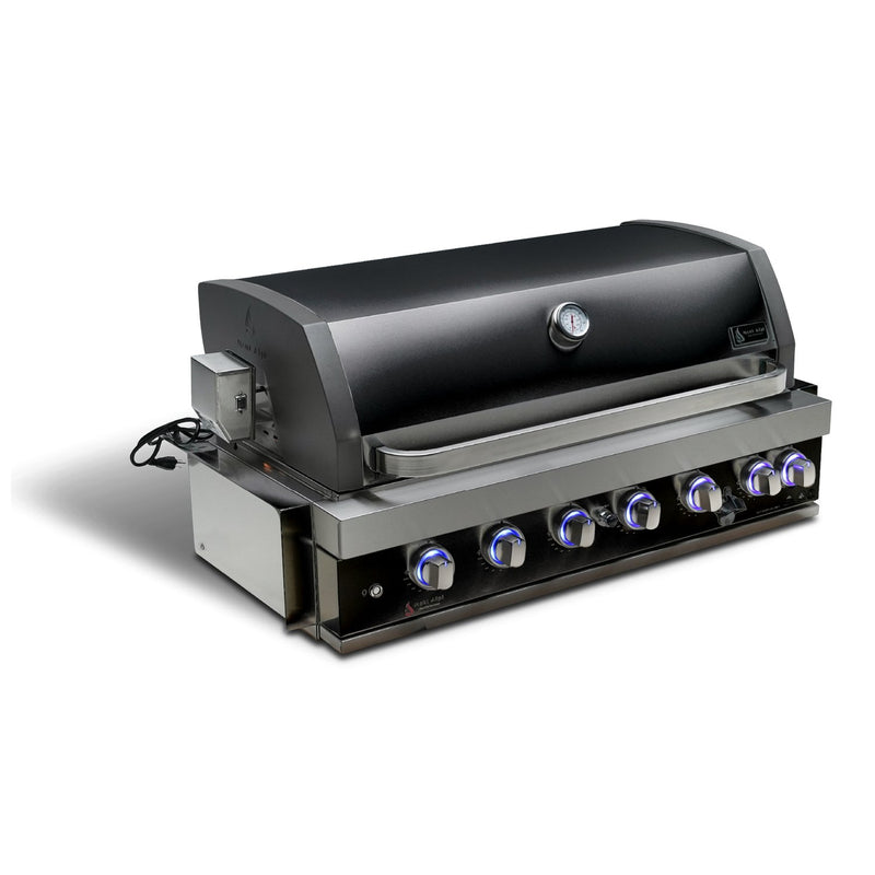 Mont Alpi 805 44-Inch Built-In Propane Gas Grill in Black Stainless Steel (MABI805-BSS)