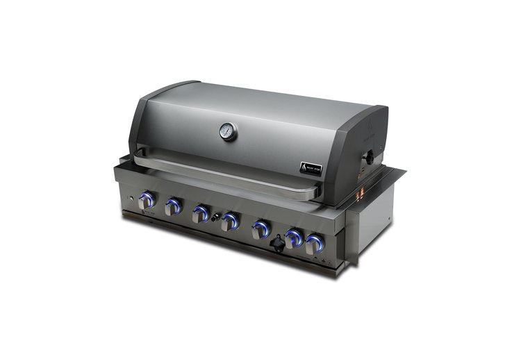 Mont Alpi 805 44-Inch Built-In Propane 6 Burners Gas Grill in Stainless Steel (MABI805)