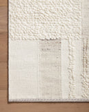 Loloi Area Rug 7' 9" x 9' 9" in Ivory and Pebble (MAN-01)