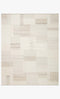 Loloi Accent Rug 2' x 3' in Ivory and Pebble (MAN-01)