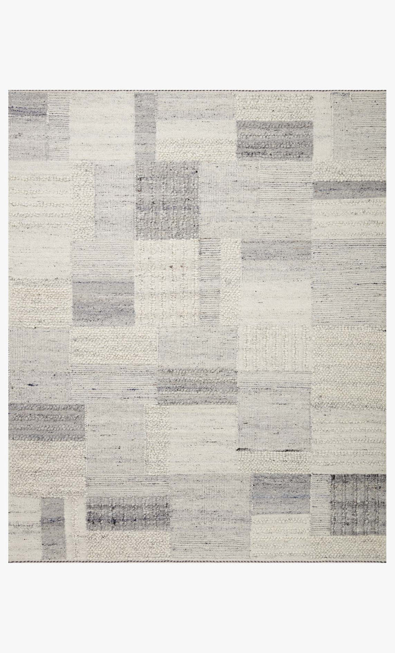 Loloi Accent Rug 4' x 6' in Slate and Mist (MAN-01)