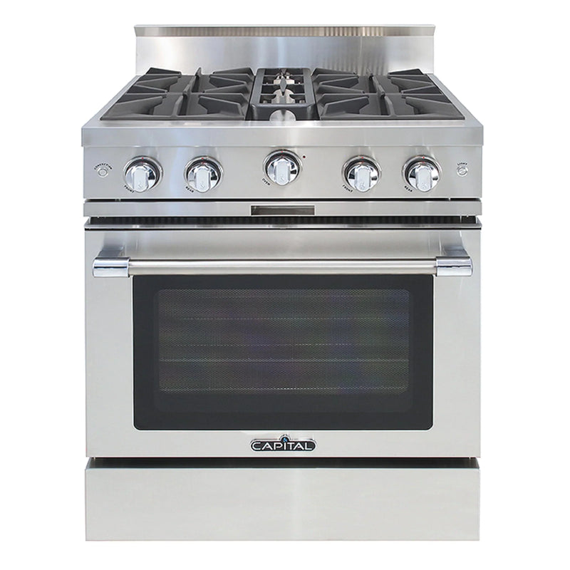 Capital Culinarian Series 30-Inch All Gas Freestanding Range in Stainless Steel (MCOR304)