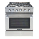 Capital 30-Inch Precision Series Freestanding 5 Sealed Burner Gas Range with 4.9 cu. ft. in Stainless Steel (MCR305)