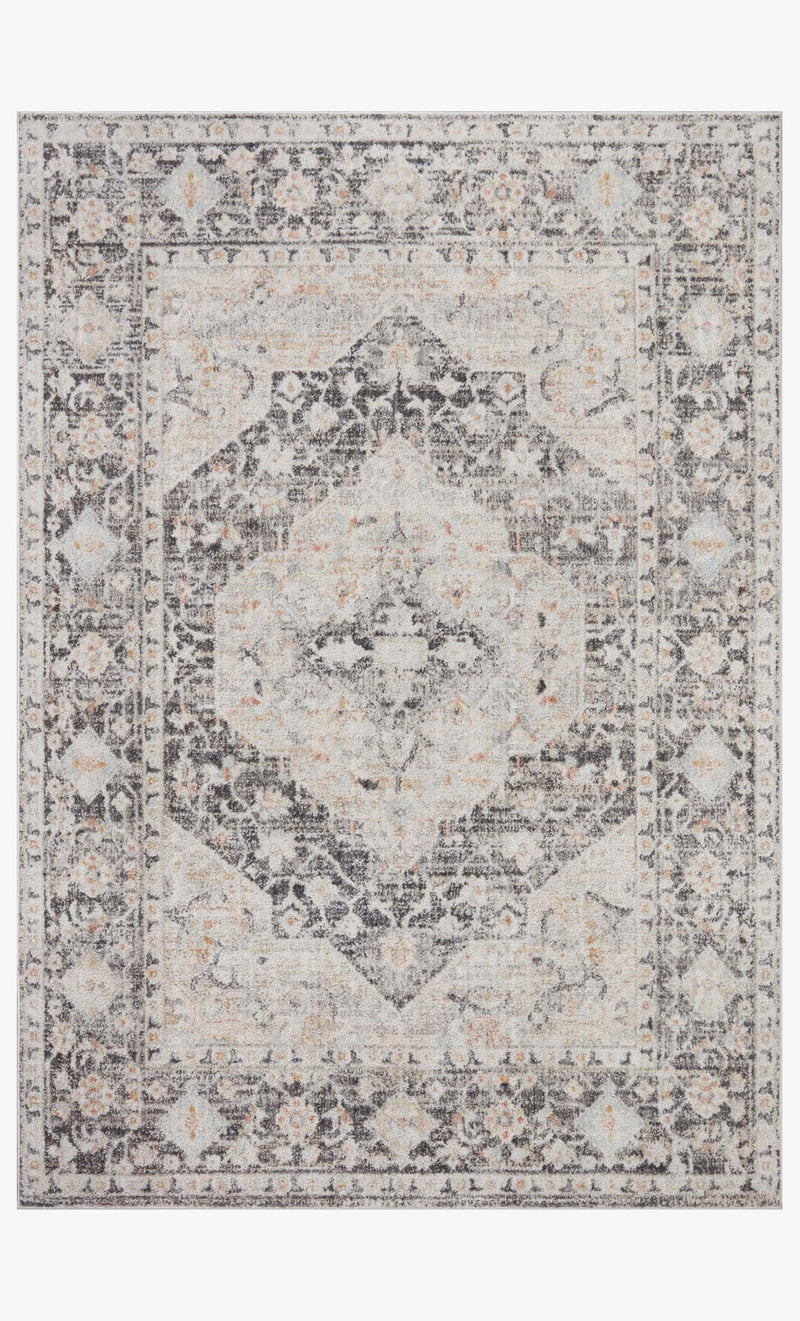 Loloi II Area Rug 6' 7" x 9' 3" in Charcoal (MON-01)