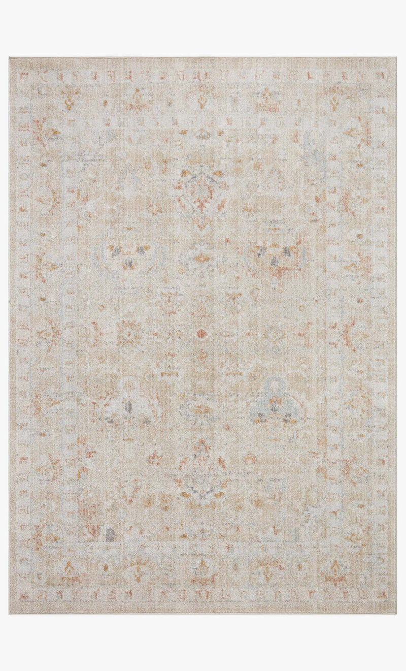 Loloi II Area Rug 5' 3" x 7' 9" in Sand and Sunrise (MON-05)