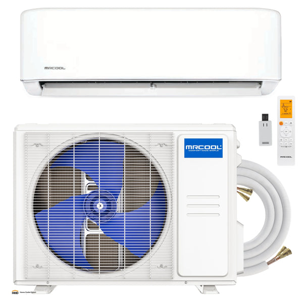 MRCOOL Advantage 5th Gen 18,000 BTU Single Zone Mini Split Complete System with 16 Ft. Line Set, 230V, Wall Mounted (A-18-HP-230D-O)