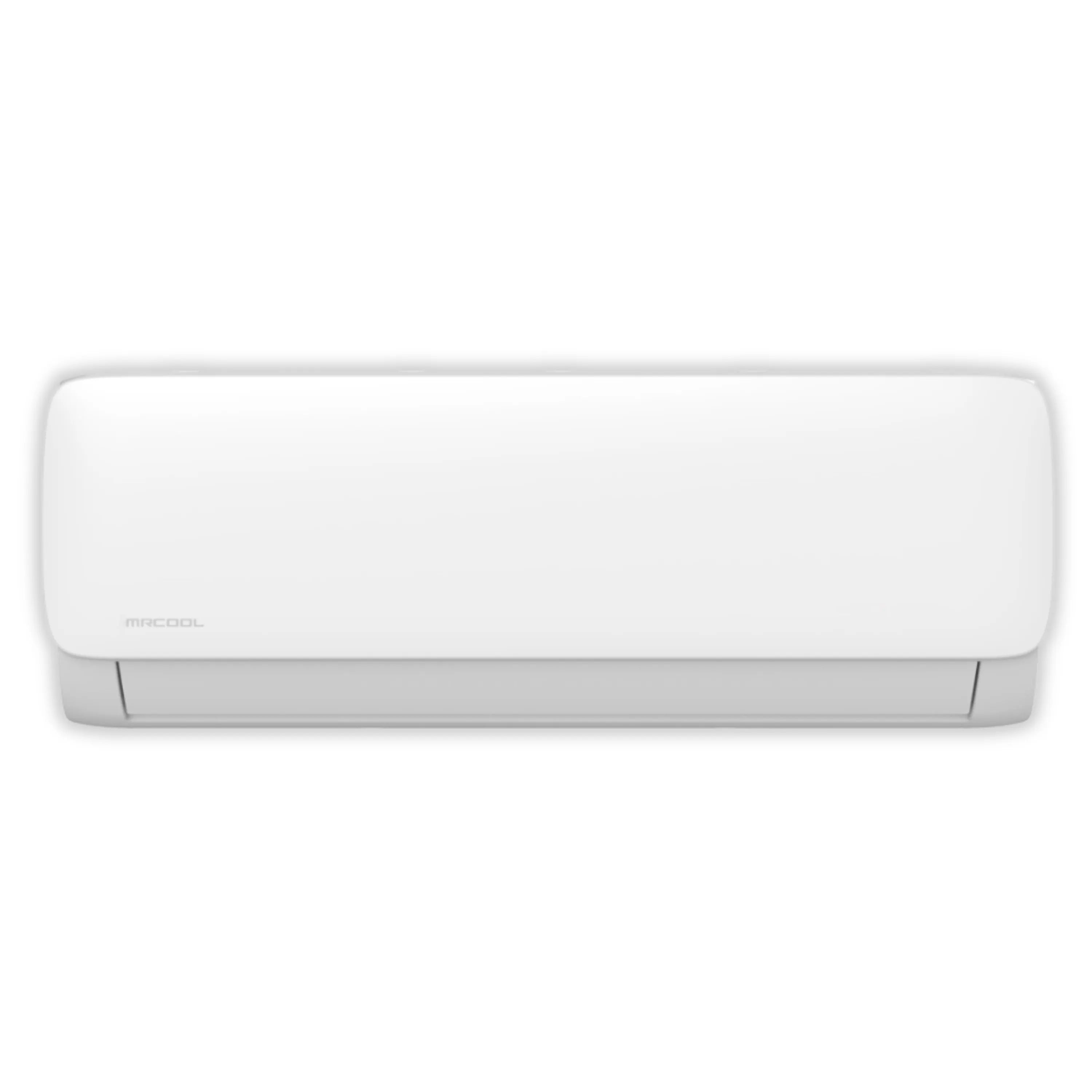 White wall-mounted mini split indoor unit, front view
