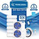 MRCOOL DIY 5th Gen Mini Split - 5-Zone 48,000 BTU Ductless Air Conditioner and Heat Pump Condenser with 18K + 12K + 12K + 12K + 9K Wall Mount Air Handlers