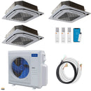 MRCOOL Olympus 4th Gen Mini Split - 3-Zone 36,000 BTU  Air Conditioner and Heat Pump Condenser with 12K + 12K + 9K Ceiling Mount Air Handlers